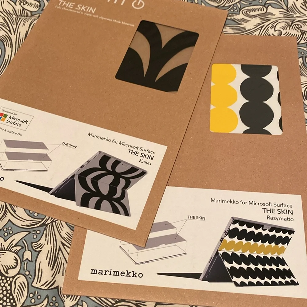 Marimekko for Microsoft Surface decals - set of 2 in kaivo & räsymatto